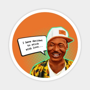 Martin Luther King Jr. quotes vintage popart Magnet